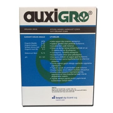 Auxigro Bitkisel Menşeli Aminoasit İçeren Katı Organik Gübre