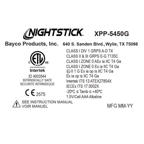 Nightstick XPP-5450G Zone Sıfır Kafa Lambası