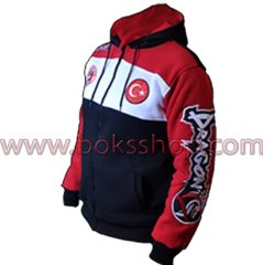 Kapşonlu Sweat - Kick Boks Logolu