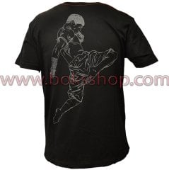 TX8579 Muay Thai Baskılı Tişört - Gold
