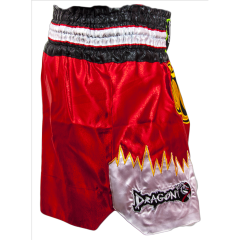 Flame Muay Thai Şort - Kırmızı