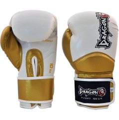 Gold & Beyaz Carbon Boks Eldiveni