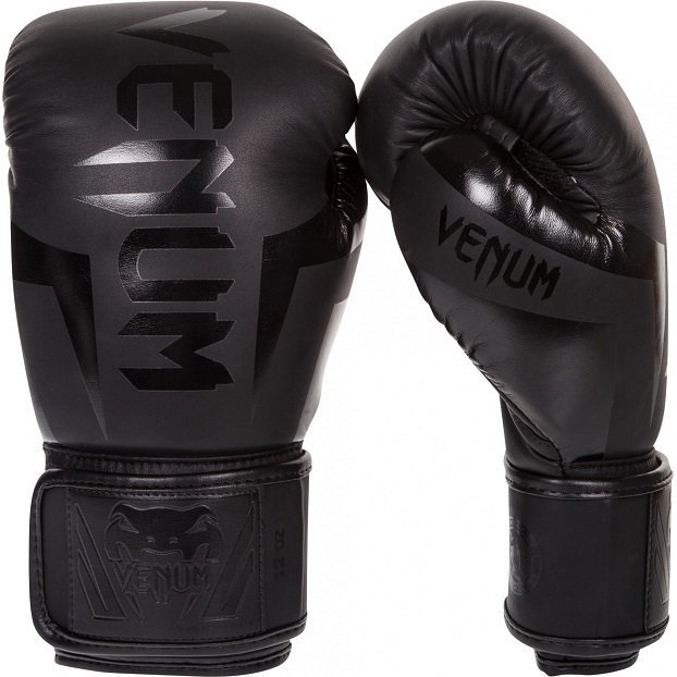 Venum Elite Boks Eldiveni - Siyah