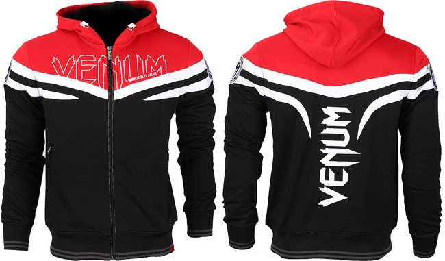 Venum ''Sharp Shogun'' Hoody Zip - Siyah-Kırmızı