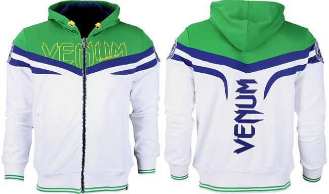 Venum ''Sharp Shogun'' Hoody Zip - Beyaz-Yeşil