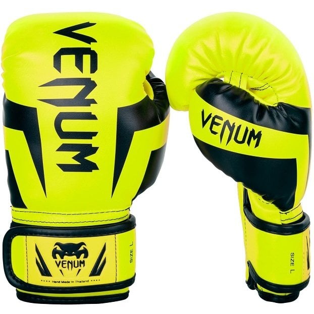 Venum Elite 10oz Boks Eldiveni -Sarı