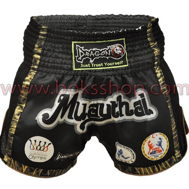 Muay Thai Federasyon Logolu Şort - Müsabaka