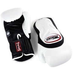 Twins Boks Eldiveni - BGVL6 Twins White-Black Deluxe Sparring Gloves