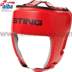 Sting Boks Kaskı Aiba Onaylı Kırmızı - Large (L)