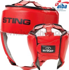 Sting Boks Kaskı Aiba Onaylı Kırmızı - Large (L)