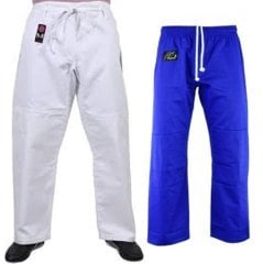 Çift Taraflı Mavi/Beyaz Judo Pantolonu