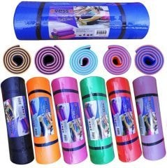 16 mm Çift taraflı Pilates Yoga Aerobik Fitness Mat Minderi