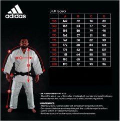 Adidas IJF Onaylı Judo Kıyafeti - Beyaz