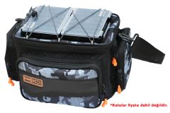 Fujin Black Camo Helper Bag - Balıkçı Çantası