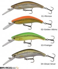 Savage gear 3D Minnow Diver 7,5cm 9g Suni Yem 01-Minnow