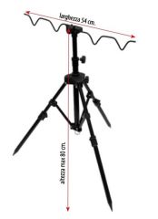 Lineaeffe 6313055 Tripod Ayarlanabilir 4lü Kamış Sehpası 80cm