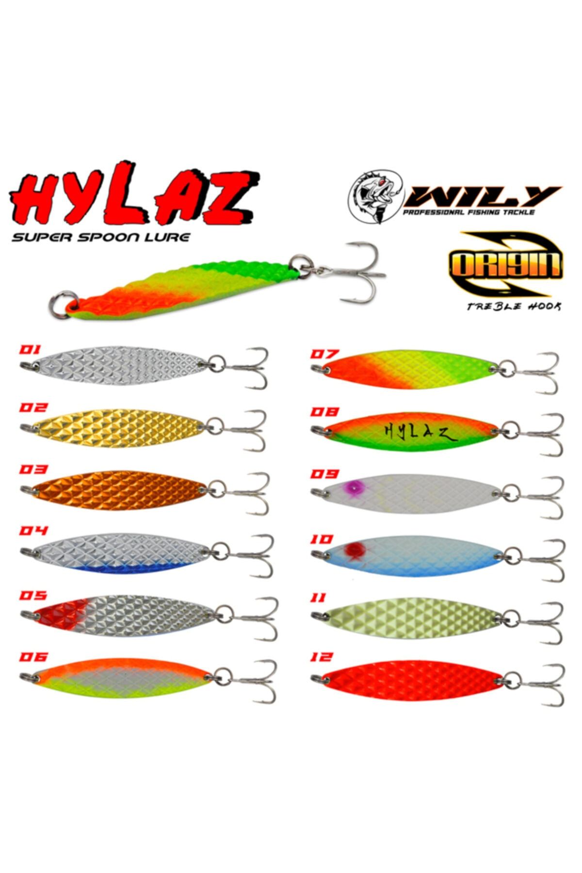 Hylaz Turna Kaşık 28 Gr 95 Mm - Hologramlı