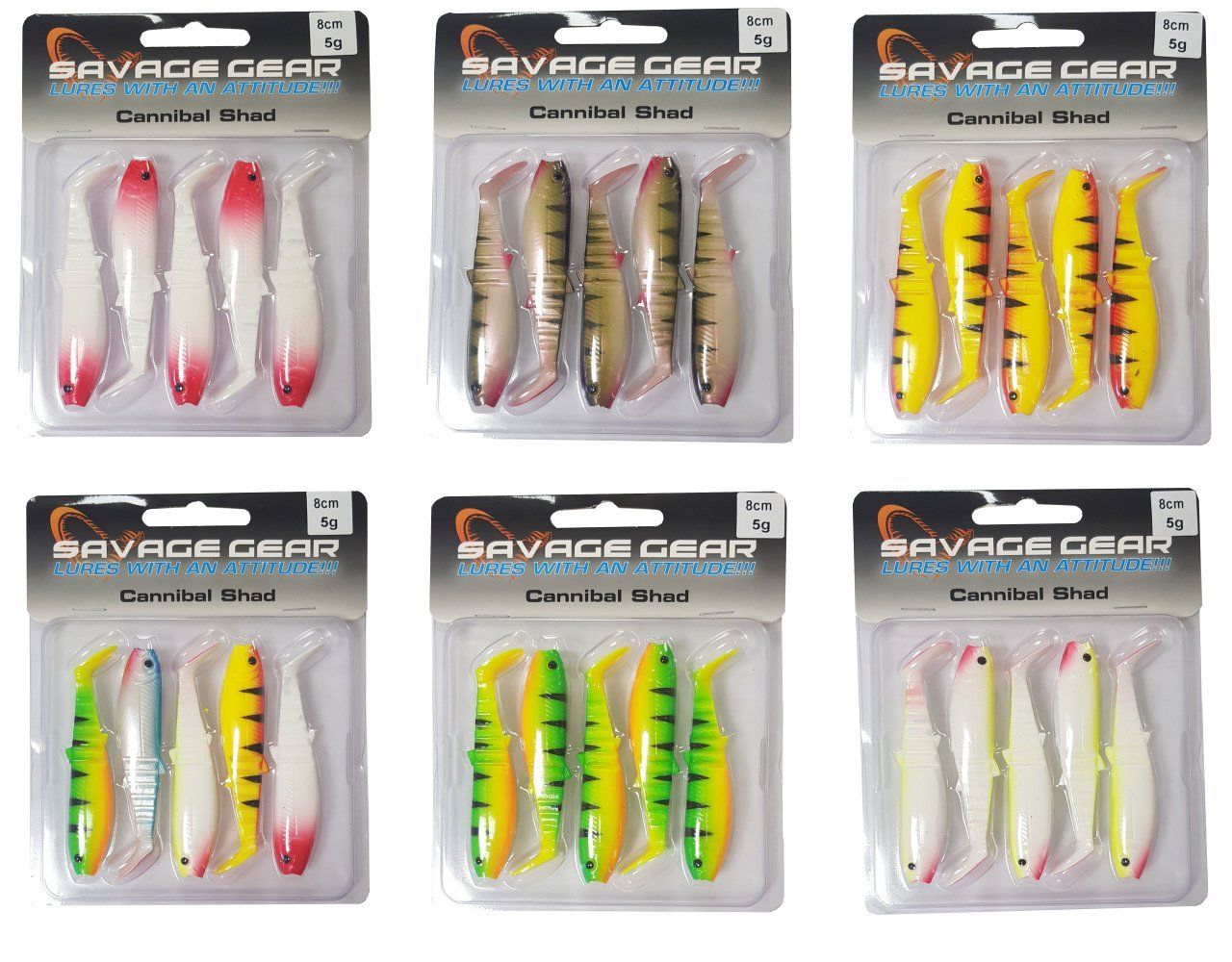 Savage gear Cannibal 8cm 4 Adet Suni Yem