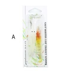 Captain 3063 Silikon Karides Takım 10cm Suni Yem 2'li Set