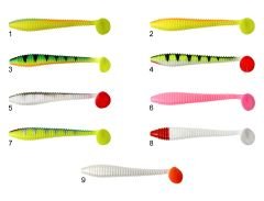 Mutant 3534 Typoon Soft 12cm Levrek Silikonu 5'li Paket Suni Yem