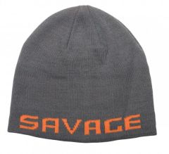 Savage Gear Logo Beanie One Size Black-White