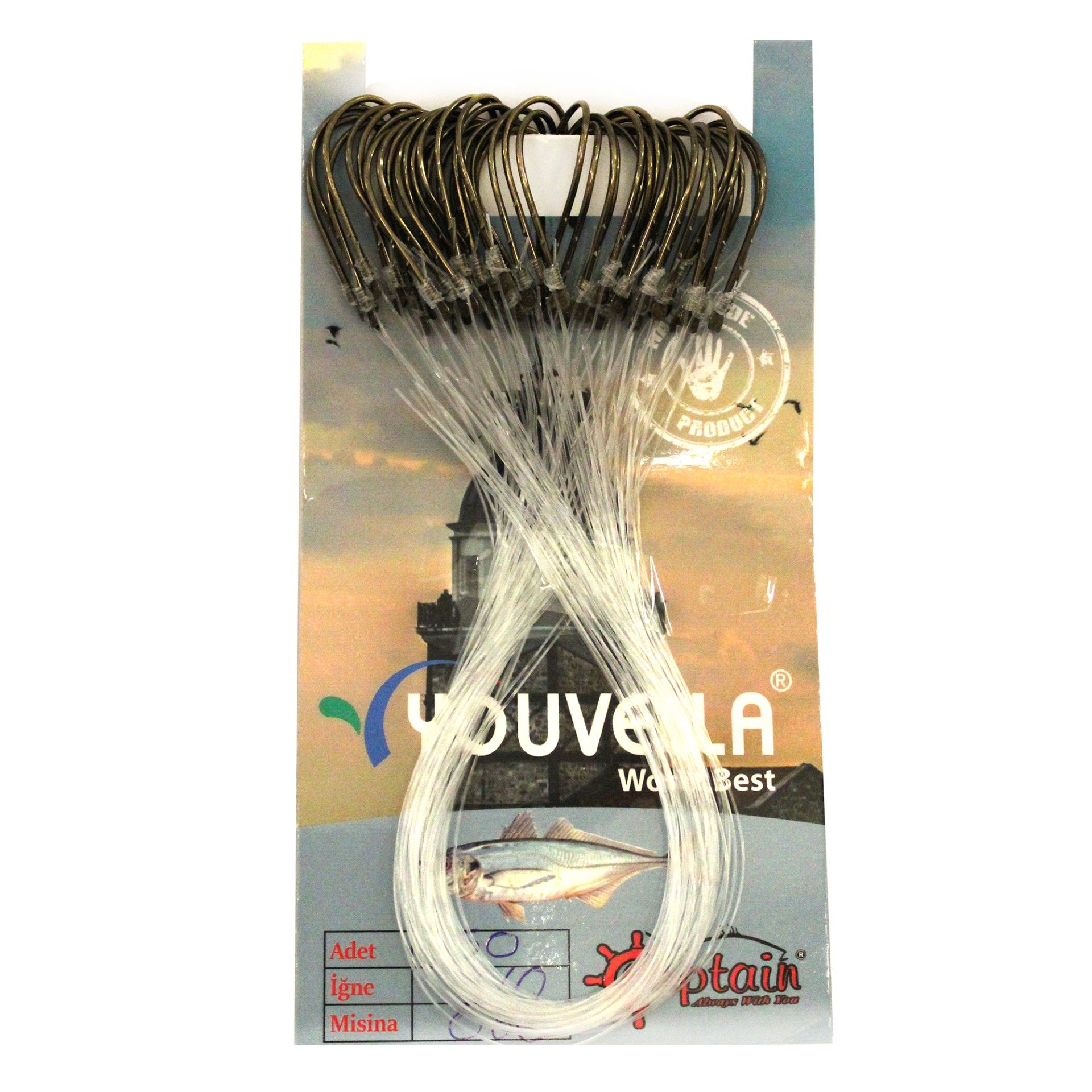 Çinekop Kösteği UV-GLOW Simli Youvella Kartonda 50 İğne 0.25mm Köstek