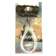 Çinekop Kösteği UV-GLOW Simli Youvella Kartonda 50 İğne 0.25mm Köstek
