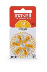 Maxell PR536 (10) 1.4V Düğme Kulaklık Pili  6'lı Paket