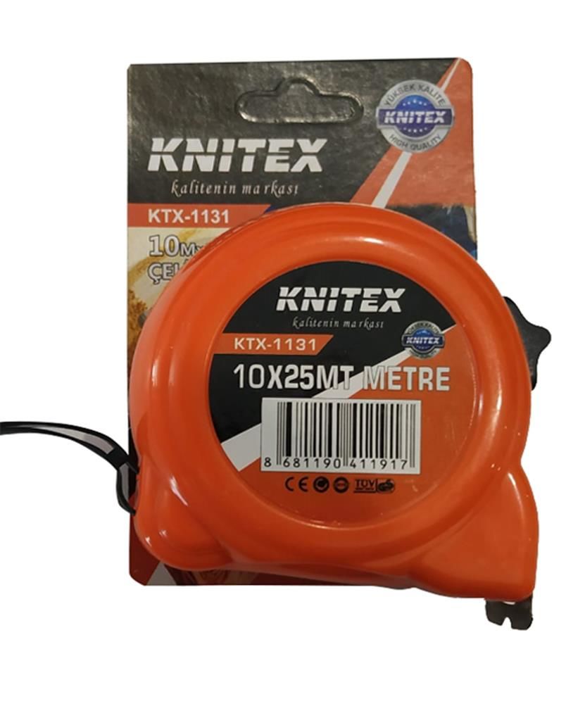 Knitex KTX-1131 Şerit Metre 10 Metre 25mm