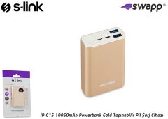 S-link Swapp IP-G15 10050mAh LG BATARYA 2XUSB 2.1A