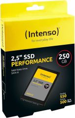 Intenso 250Gb Performance 250GB 2.5'' Sata3 550MB-500MB-s Ssd Harddisk