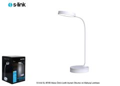 S-link SL-8745 Masa Üstü Ledli Aynalı Okuma ve Makyaj Lambası