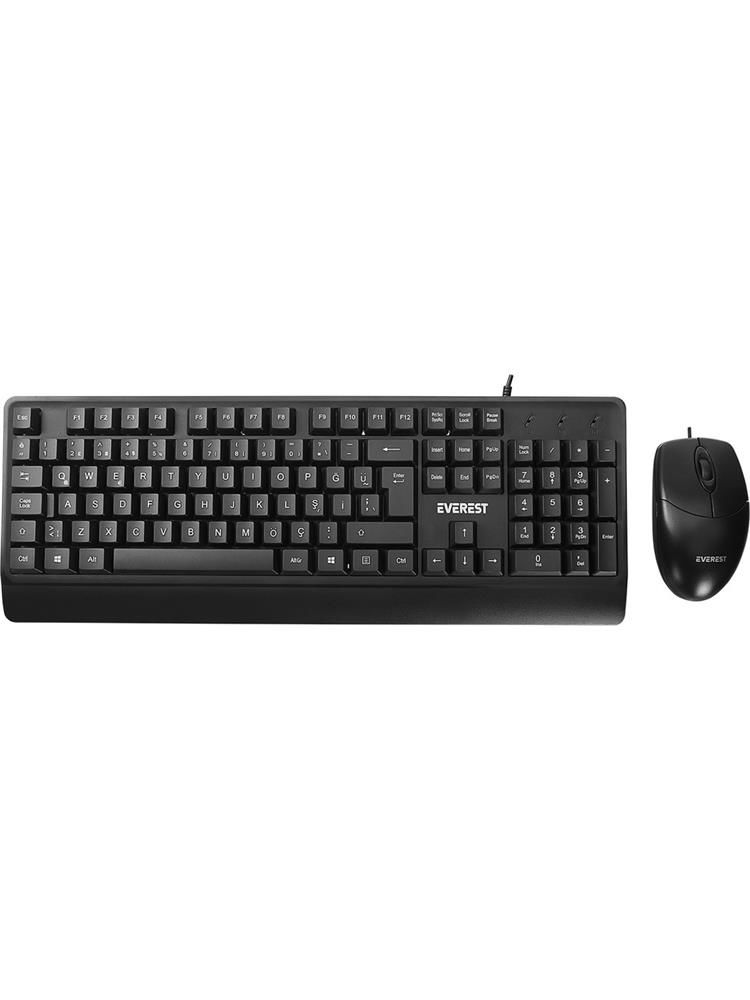 Everest KB-619 Siyah-Gri USB 2 Metre Bakır Kablolu Q Multimedia Klavye