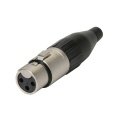 3 Pin cable plug connector xlr