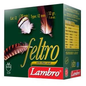 Lambro Feltro 12/32 gr.Av Fişeği(Keçe Tapa)