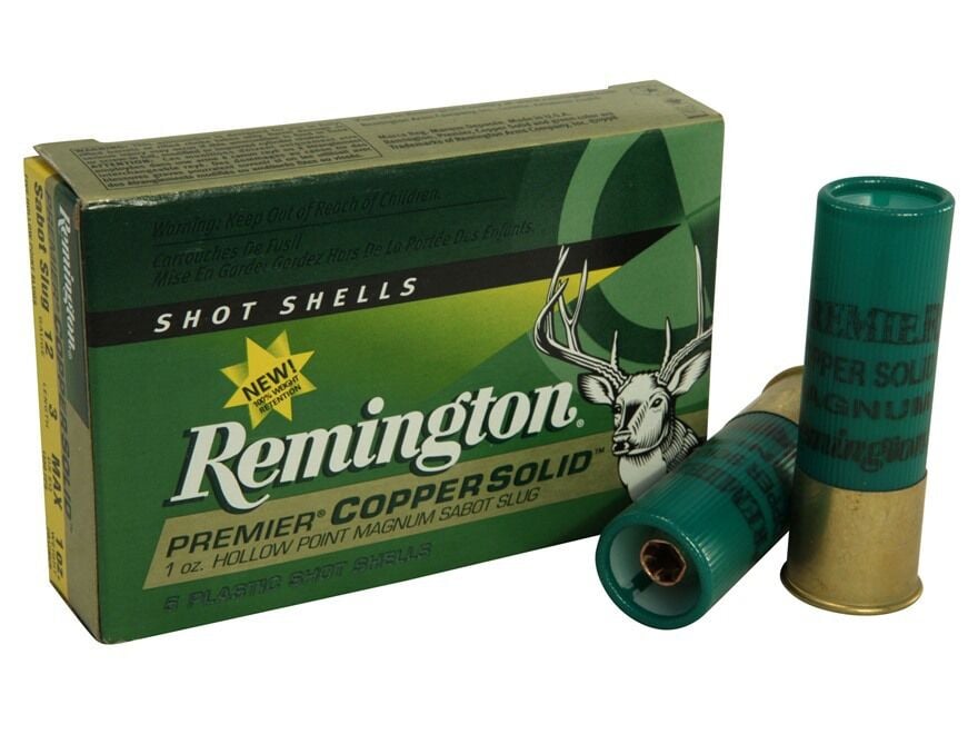 Remington Premier Copper Soild Sabot Magnum Sluğ