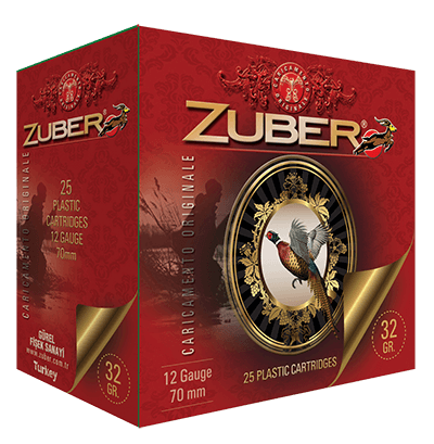 Zuber 12/32 gr.Av Fişeği