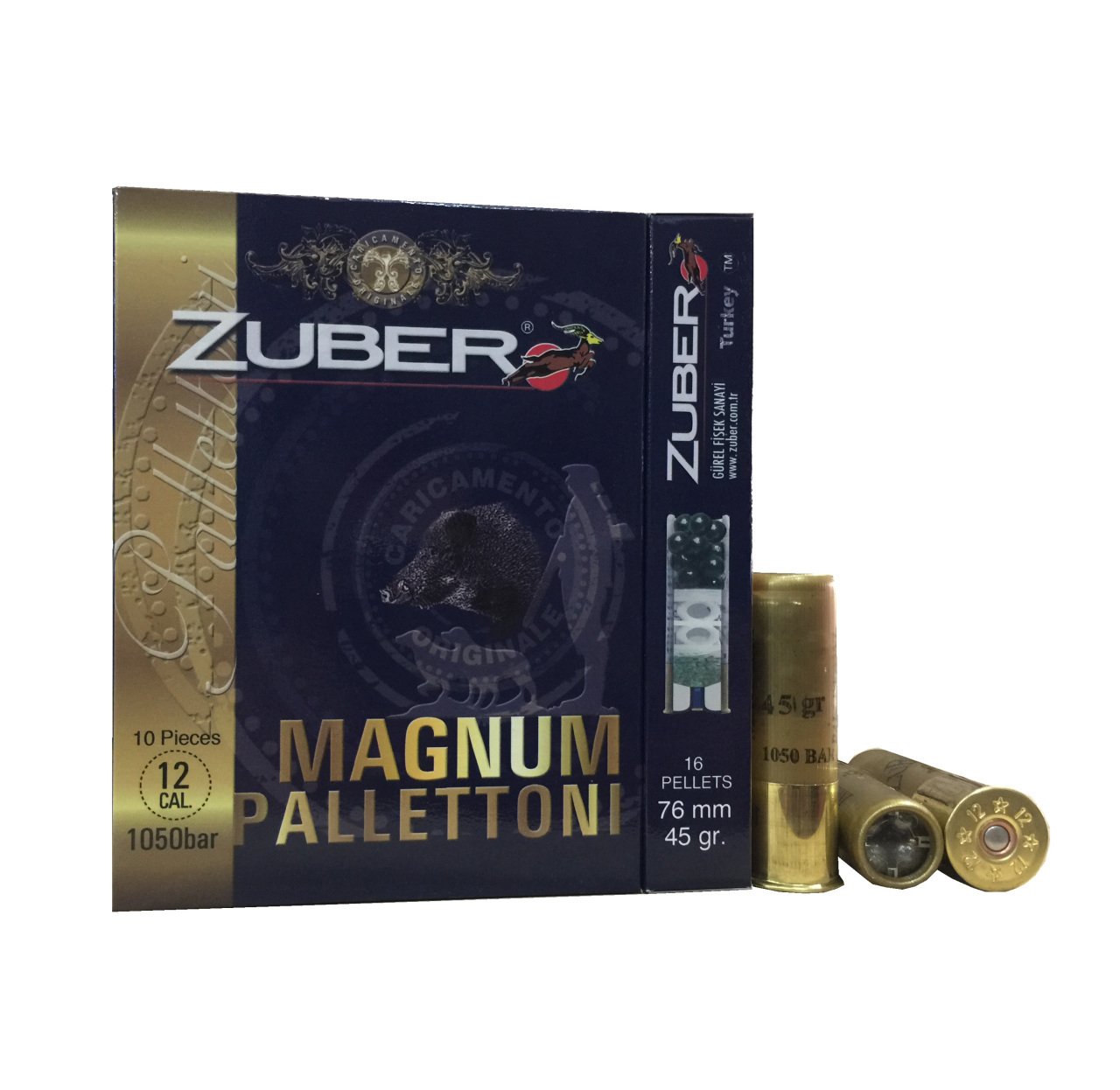 Zuber 12/45 gr.Magnum Pallettoni