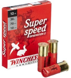 Winchester Super Speed 12/36 gr.Av Fişeği