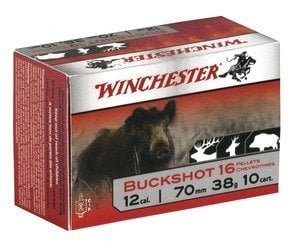 Winchester Buck Shot 12/38 gr.27 Pellet(Şevroti)