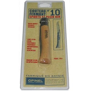 Opinel İnox Kayın Saplı 10 No Çakı Ambalaj