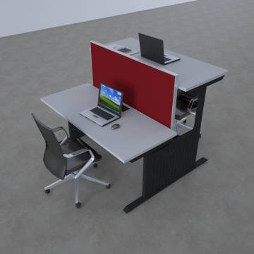 ToHi Workstation Desk - Yükseklik Ayarlı İkili Masa
