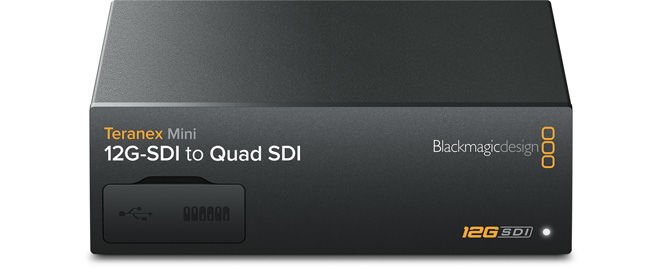 Blackmagic Design Teranex Mini 12G-SDI to Quad SDI