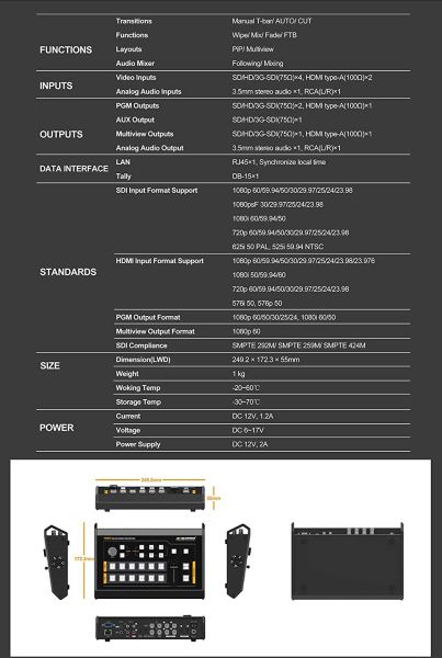 AVMatrix VS0601 Streaming Video Çevirici