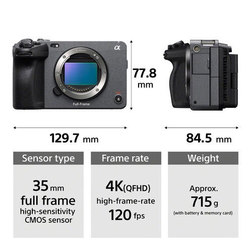 Sony FX3 Body Sinema Kamerası