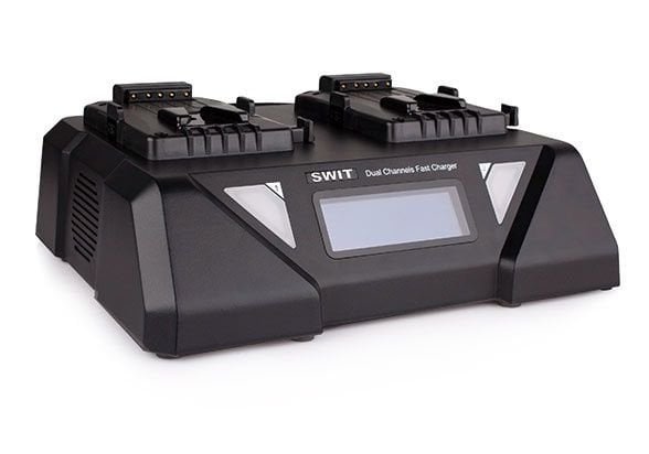 Swit S-3812S 2-ch V-mount Super Hızlı Şarj Cihazı