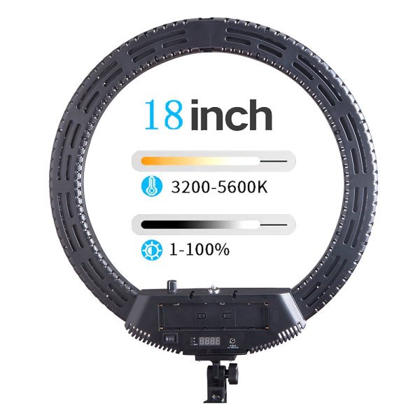 WellMaking 18'' Ring Light Led Işık - 48W Halka Işık Sistemi