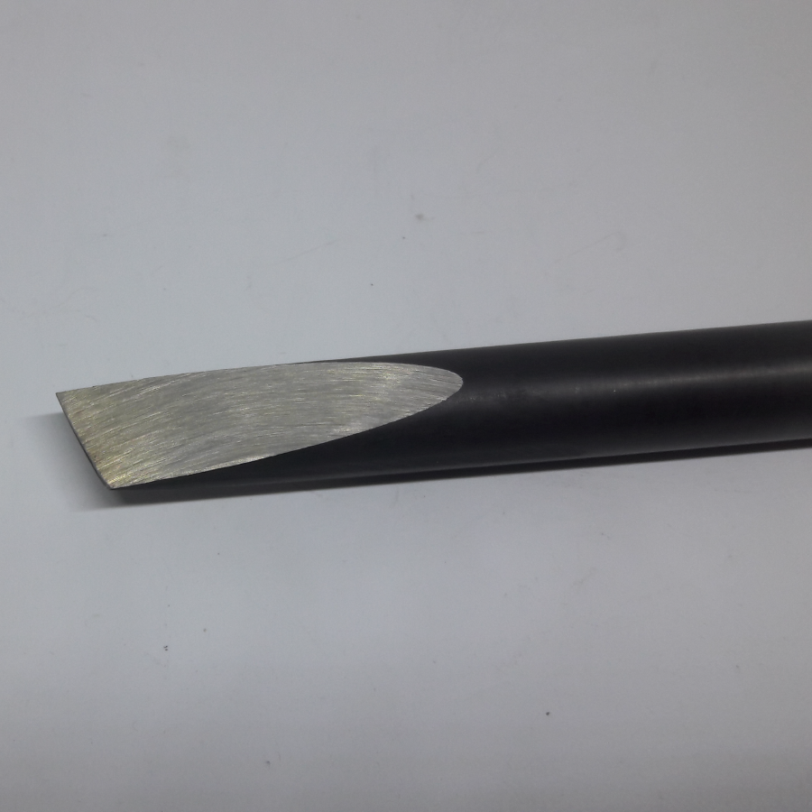 16 mm Yuvarlak Açılı Ağız  Keski Ahşap Torna Bıçağı