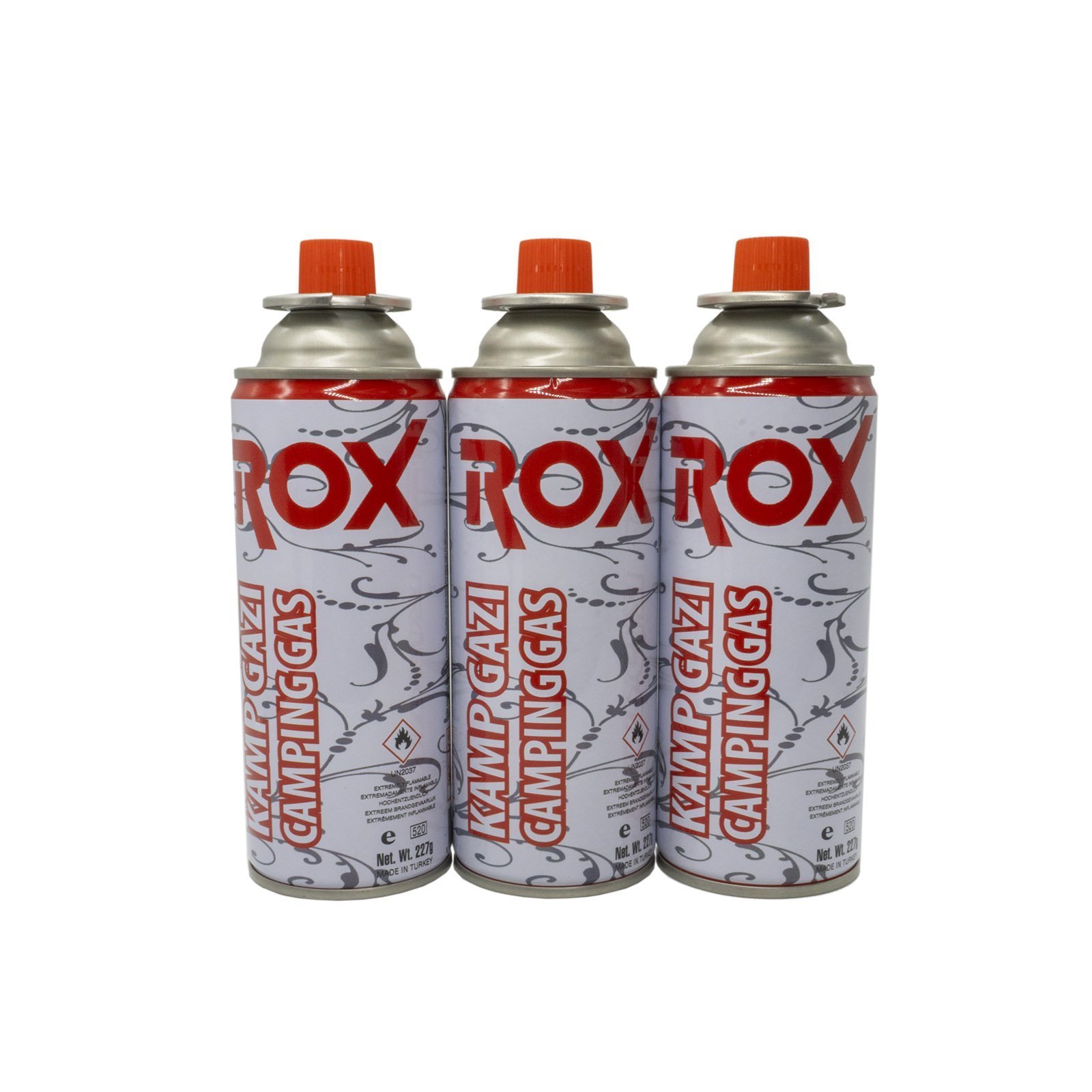 ROX Kamp Ocak Gazı Valfli Kartuş 227gr  3 Adet