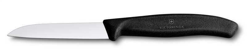 Victorinox 6.7403 SwissClassic 8cm Düz Soyma Bıçağı Siyah
